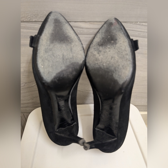 Ralph Lauren Collection Purple Label Black Kitten Heels Size: 9B - Picture 11 of 15